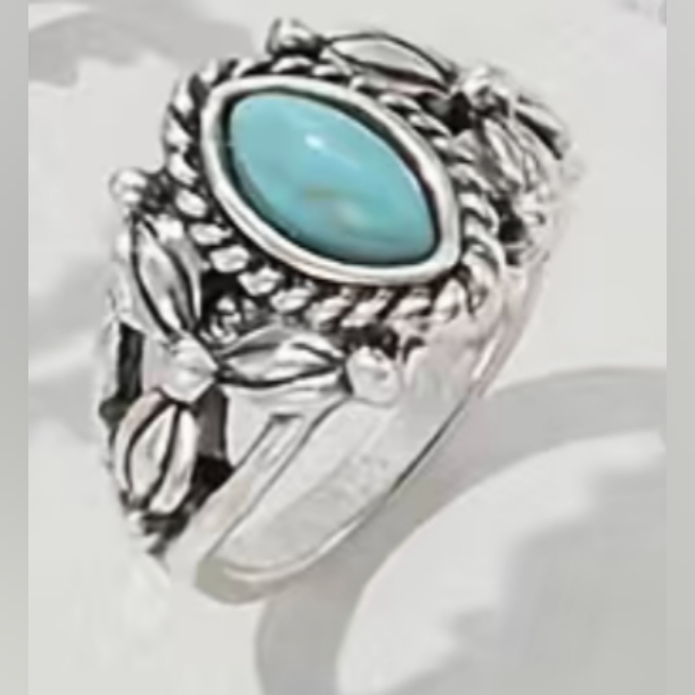 New Vintage Style Hollow Out Finger Ring Exaggerated Boho Style, T1B7H